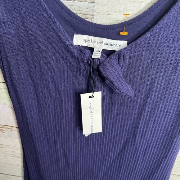 Cupcakes and  cashmere blue midi dress size xs NWT - Picture 6 of 9